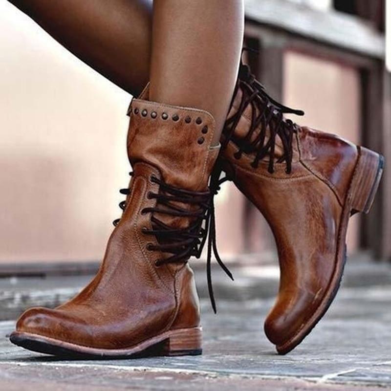 Leah | Leather Boots