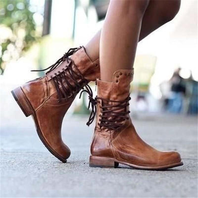 Leah | Leather Boots