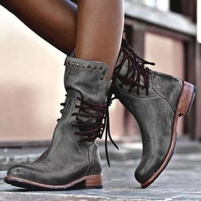 Leah | Leather Boots