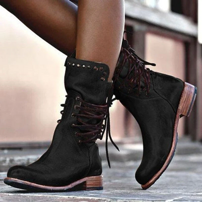 Leah | Leather Boots