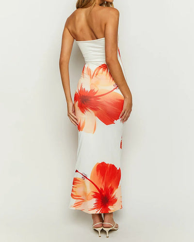 Carmine | Bandeau Summer Dress