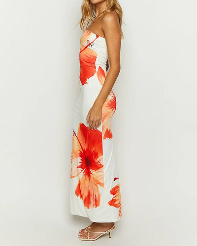 Carmine | Bandeau Summer Dress