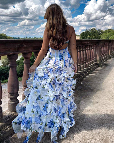 Pristina | Ruffled Floral Dress
