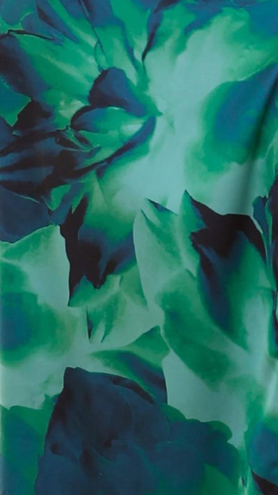 Madison | Green Floral Dress