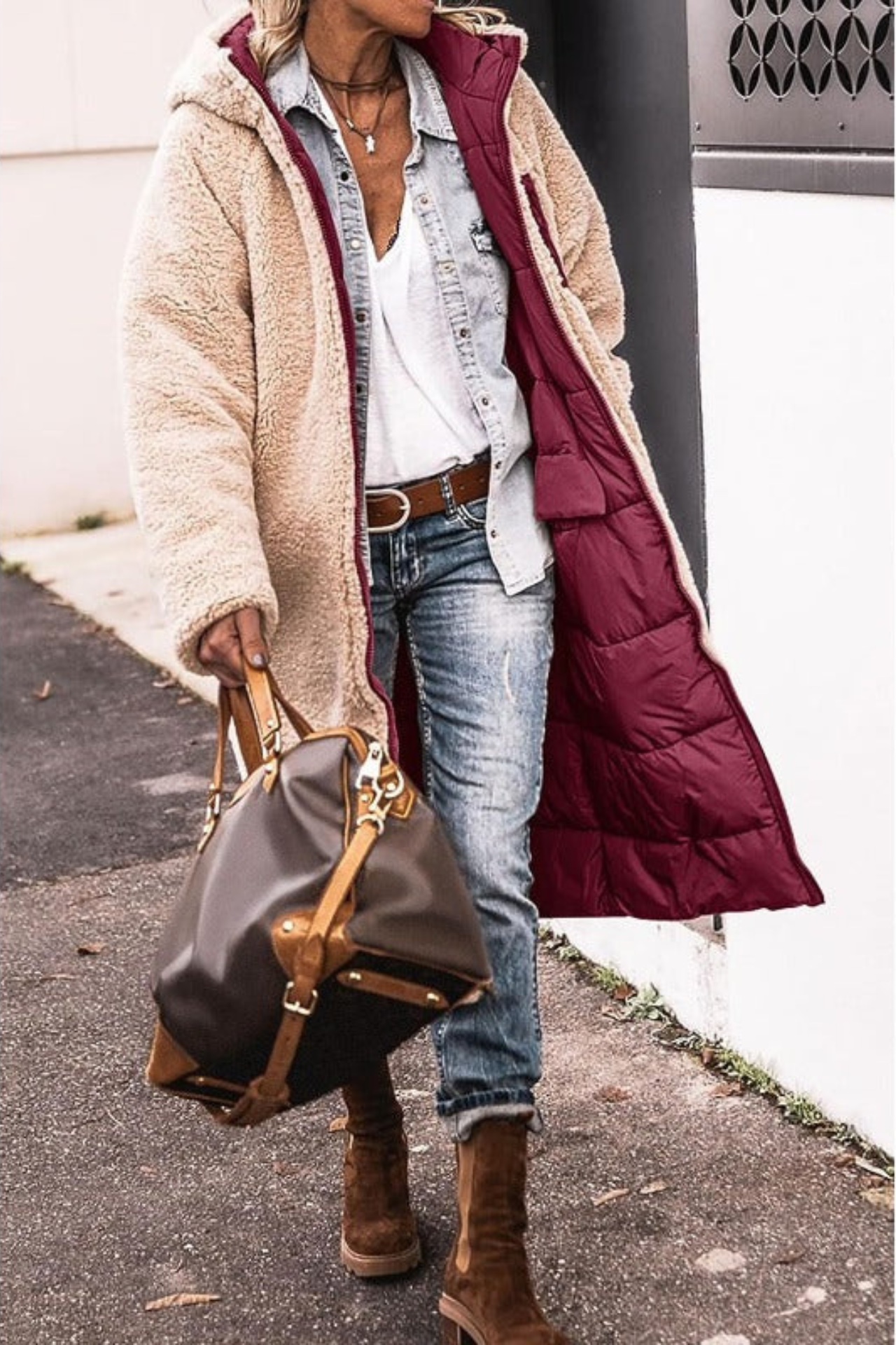 Elena | Reversible Elegant Coat