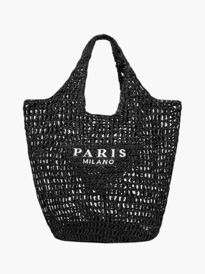 Paris Milano | Handcrafted Straw Beach Tote