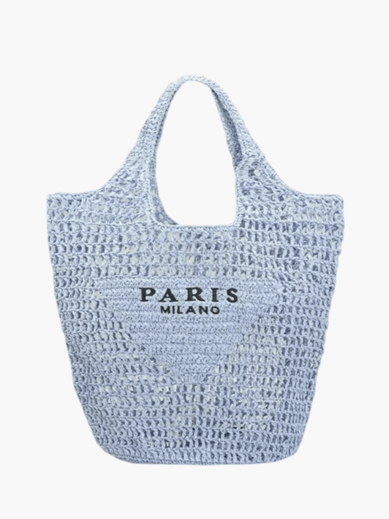 Paris Milano | Handcrafted Straw Beach Tote