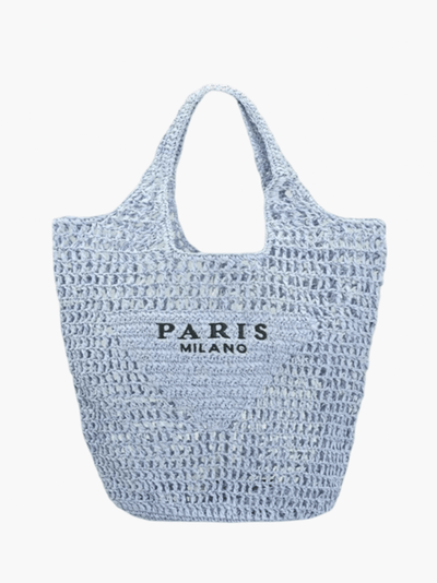 Paris Milano | Handcrafted Straw Beach Tote