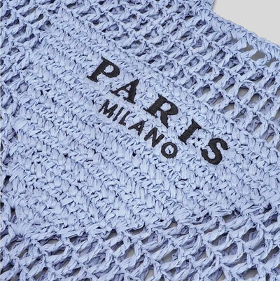 Paris Milano | Handcrafted Straw Beach Tote