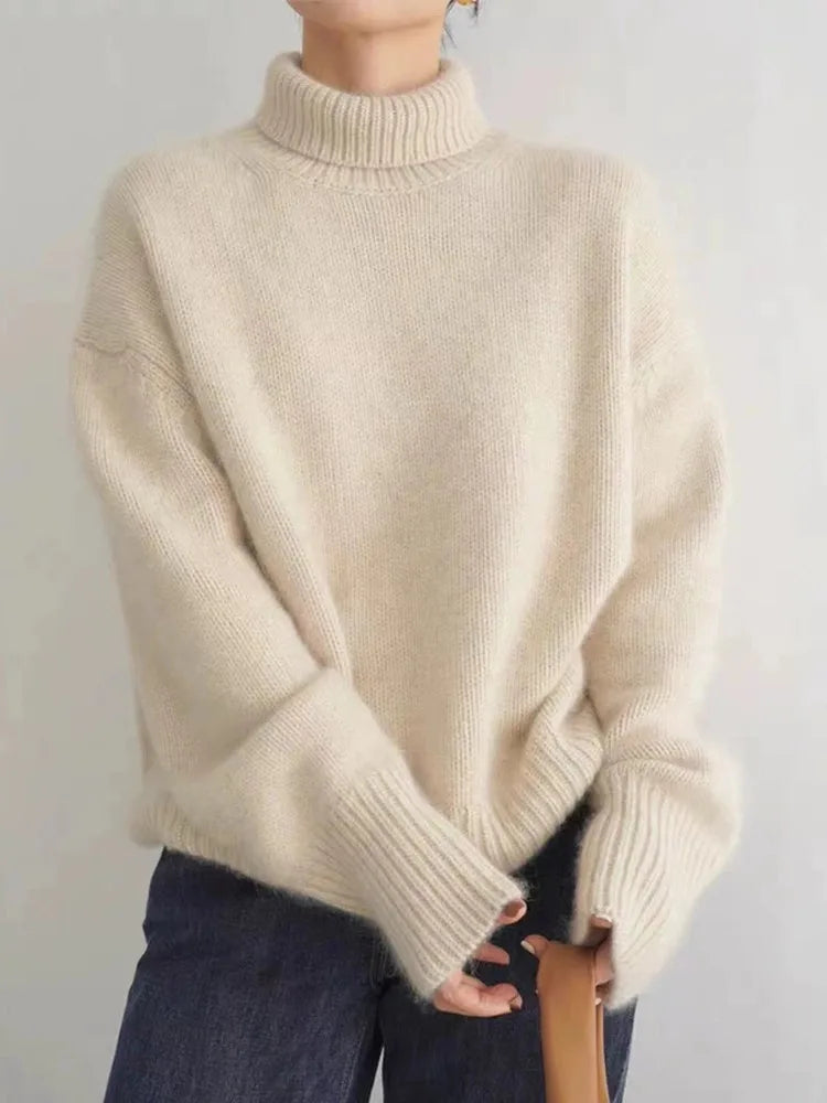 LINEA | Luxe High-Neck Sweater