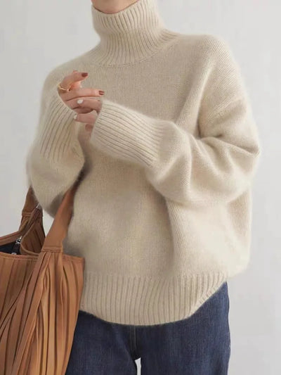 LINEA | Luxe High-Neck Sweater