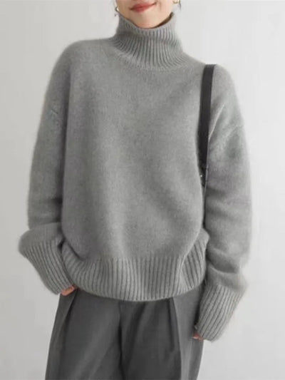 LINEA | Luxe High-Neck Sweater