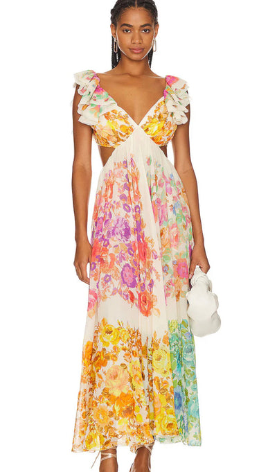 Kyra | Summer Dress with Floral Print