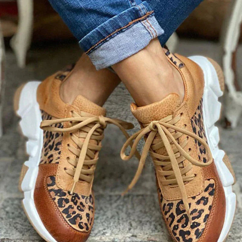 HELENE | Comfortable Leopard Print Shoes
