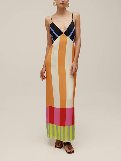 Alina | Bengal Multi Paloma Maxi Dress