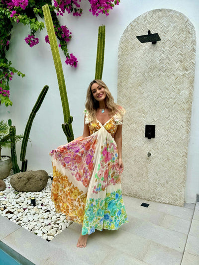 Kyra | Summer Dress with Floral Print