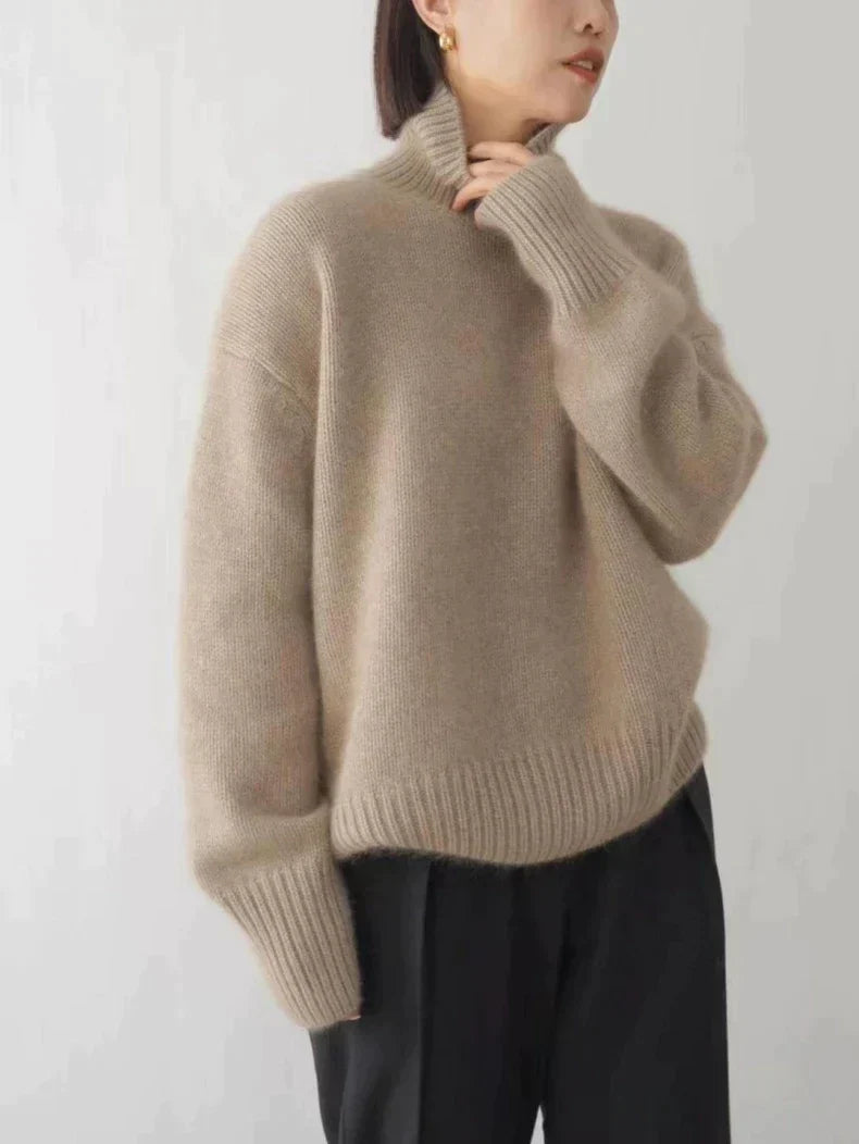 LINEA | Luxe High-Neck Sweater