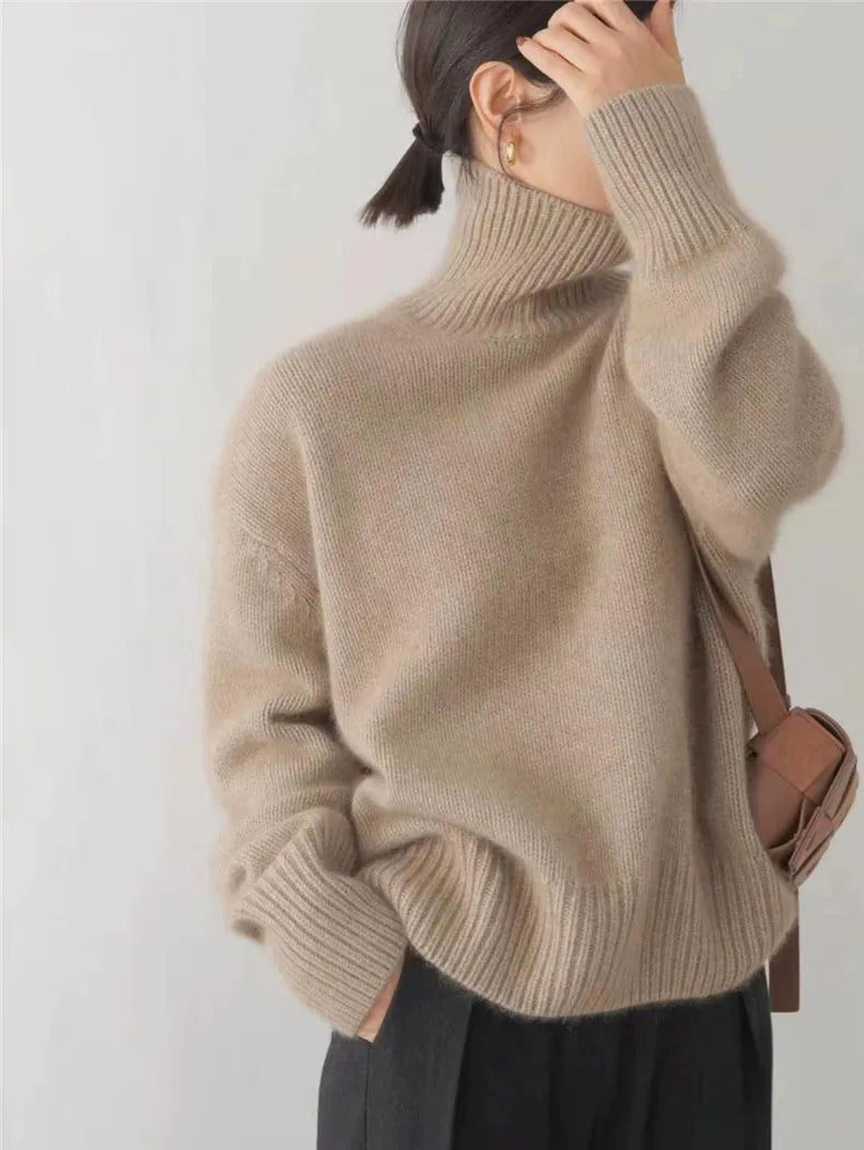 LINEA | Luxe High-Neck Sweater