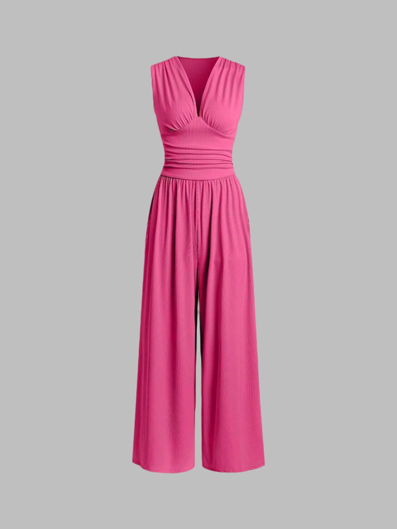 CHARLENE | Sleeveless Wide-Leg Jumpsuit