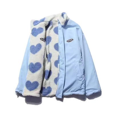 BacioDeluxe | Double-Sided Heart Coat
