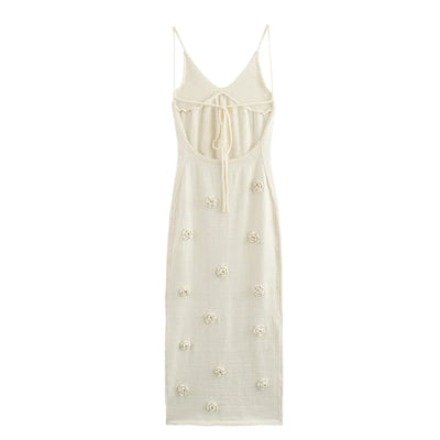 Leia | Dress with rose detail