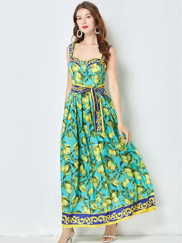 Martina | Amalfi Lemon Dress