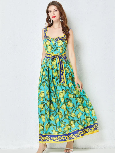 Martina | Amalfi Lemon Dress