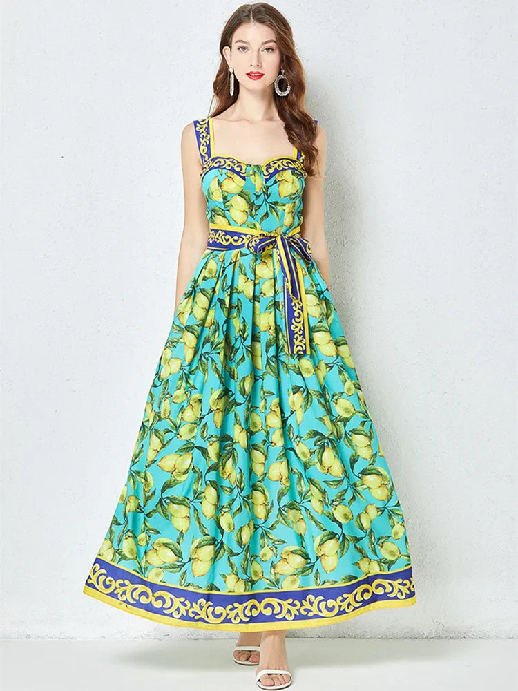 Martina | Amalfi Lemon Dress