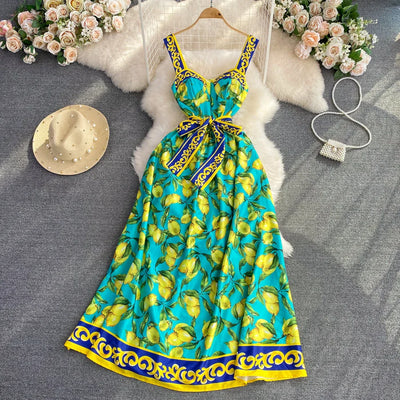 Martina | Amalfi Lemon Dress