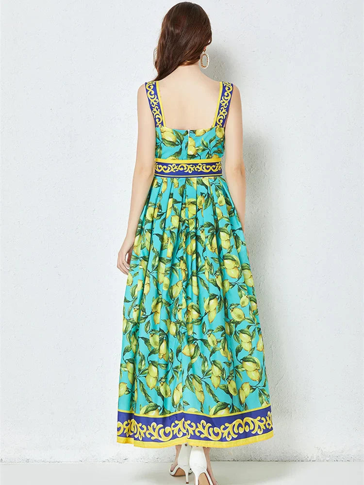 Martina | Amalfi Lemon Dress