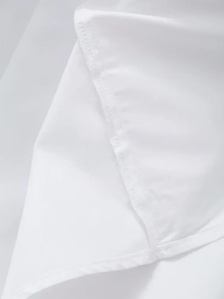 Klaudia | White holiday midi dress