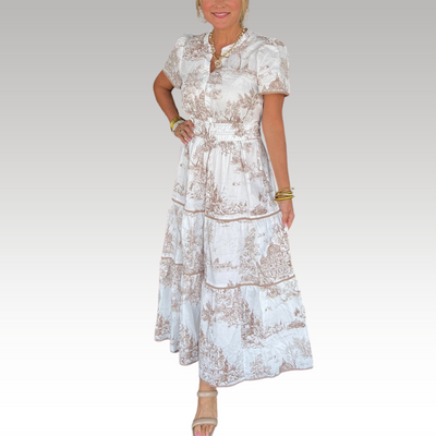 Eliza | Classic Toile Maxi
