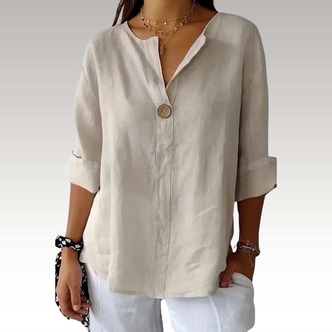 Zamma | Relaxed Linen Top