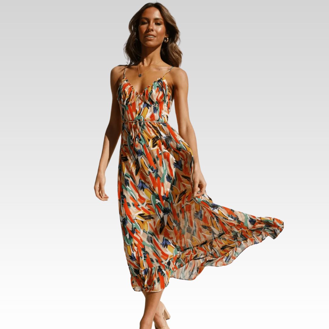Chiara | Coloured Midi Dress