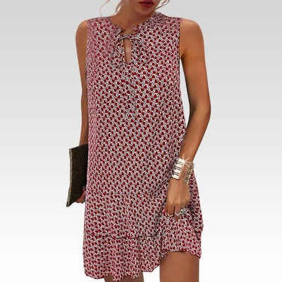 Sophie | Elegant Sleeveless Dress with Waistband