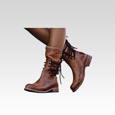 Leah | Leather Boots