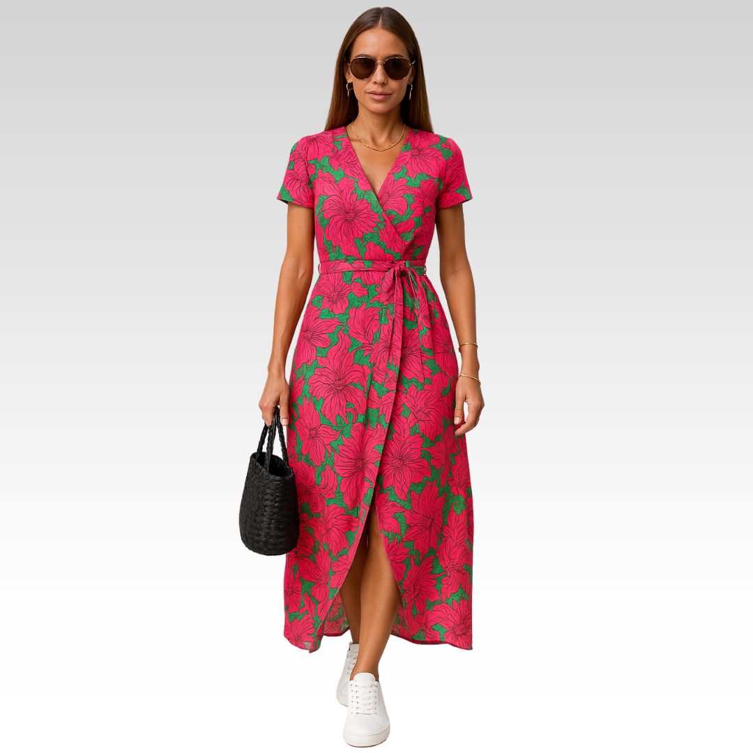 Lila | Stylish V-neck Dress