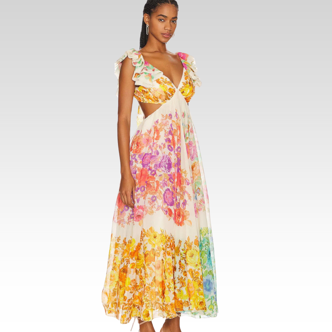 Kyra | Summer Dress with Floral Print