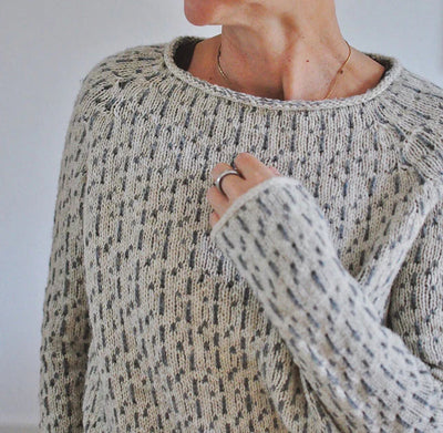 Victoria | Elegant Gray Boatneck Sweater
