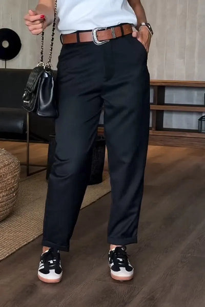 MATHILDA | STRIPED SUIT PANTS