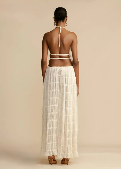 Leonie | Halterneck top and skirt set