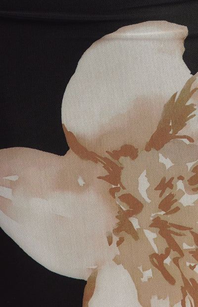 Amara | Elegant Beige Floral Maxi Dress
