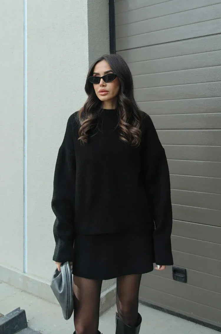 Helena | Knitted Skirt Set